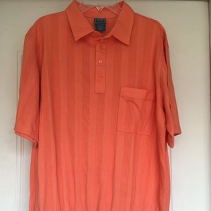 Tropi Cool Mens Orange polo XLG